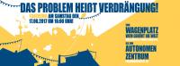 Banner "Das Problem heißt Verdrängung"