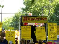 Proteste beim Berliner CSD