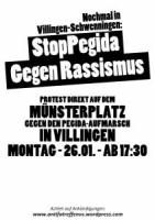 [S]: Gemeinsame Auto-Anreise zu den Anti-PEGIDA Protesten in Villingen am 26. Januar