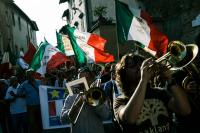 Antifa-Demo, 4.9.2016 in Chianciano, (Fotografo: Carlo Pellegrini)