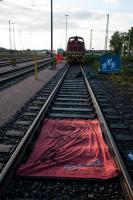 Blockade des Urantransports. Foto: Pay Numrich