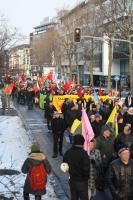 Solidaritätsdemo in Stuttgart