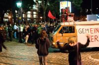 Beginn der Demo am Platz der Alten Synagoge