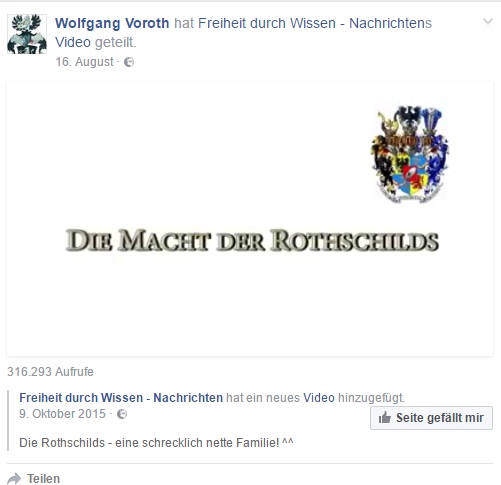 Reichsbürger Wolfgang Voroth Plan