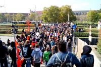 8. blockade auf der konrad-adenauer-straße am hauptstaatsarchiv