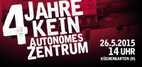 Flyer 4 Jahre kein Autonomes Zentrum