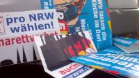 Rechte Wahlkampfplakate