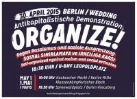 [B] Organisiert euch – gegen Rassismus und soziale Ausgrenzung! (Poster 2 )