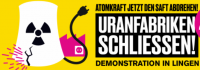 Uranfabriken schließen