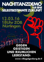 Nachttanzdemo Nürtingen