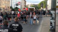 Demo startet auf der Berliner Allee