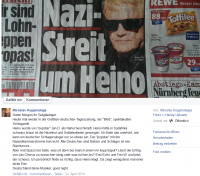 Facebook-Veröffentlichung von Mirko Kopper, 24. April 2014