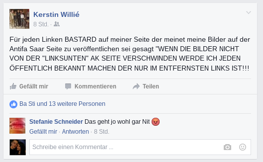 Kerstin Willié will "Linke" outen