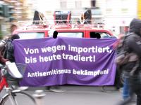 Von wegen importiert, bis heute tradiert! Antisemitismus bekämpfen!