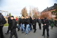 Volkstrauertag in Wunsiedel 16.11.2013 Marius Geiger mit blauer Muetze