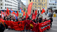 1.Mai Vordemo in Köln-Mülheim (2)