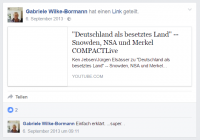 Wilke-Bormann verbreitet die Mär von Deutschland als besetztes Land