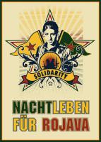 Flyer Nachtleben für Rojava