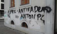 Ankündigung für die Antifa-Demo