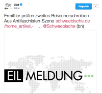 Tweet von dpa