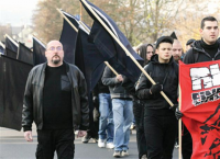 Robert Malcocis Vater Christian Malcoci bei Nazi Aufmarsch in Remagen