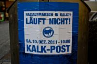 Naziaufmarsch in Köln-Kalk - läuft nicht!