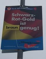 Schwarz-rot-gold ist braun genug!