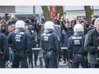 Proteste gegen den NPD Aufmarsch am 1. Mai 2016 in Bochum