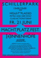 MACHT.PLATZ.FEST. ab 15Uhr!!!