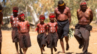 Aboriginal dancers young and old