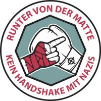 Runter von der Matte – Kein Handshake mit Nazis!