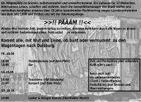 Flyerseite 2: Wagentage in Duisburg