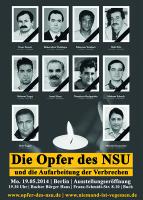 Ausstellung "Opfer des NSU" in Berlin-Buch