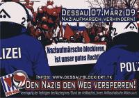 07.03.2009: Dessau blockiert