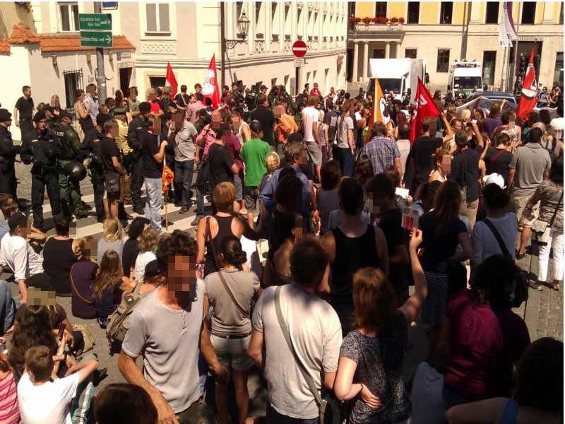 Protest Bismarckplatz