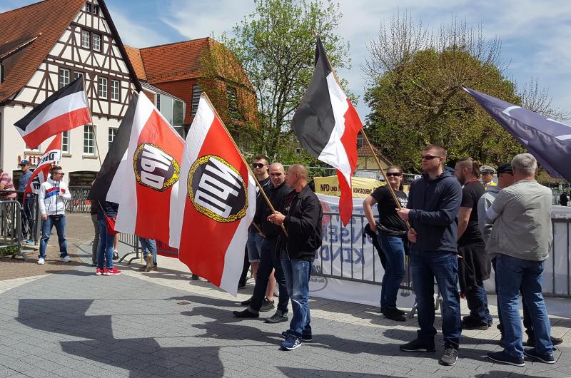 Nazi-Demo am 06.05.2017 in Sinsheim