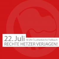 Fellbach: Rechte Hetzer verjagen!