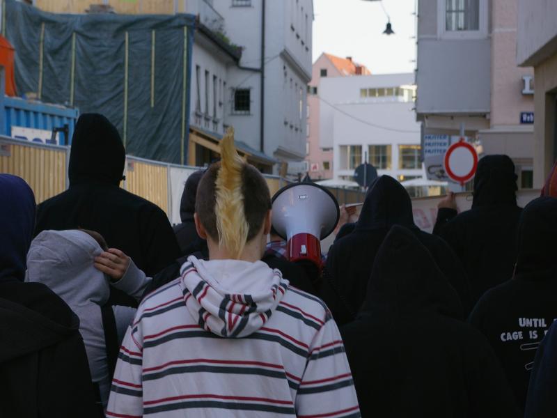 Auch aus der Demo, Ulm, 24.04.09