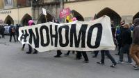 #nohomo Banner am 28.02. in Stuttgart