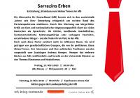 Flyer - Sarrazins Erben