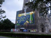 Transparent an der Votivkirche Wien