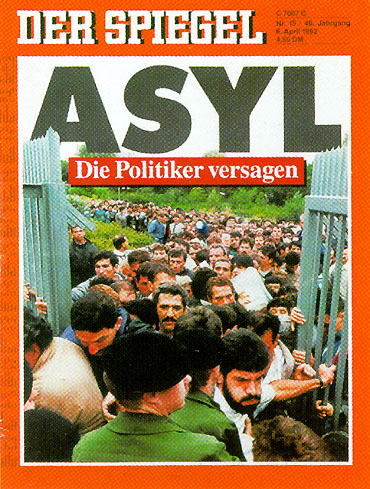 DER SPIEGEL; Asyl - Die Politiker versagen  6.4.1992