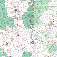Karte von Mandres-en-Barrois mit der Besetzung