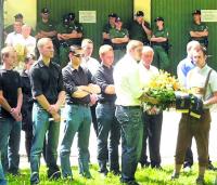 Mit starken Kräften sicherte die Polizei am Sonntag eine Gedenkfeier von Rechtsradikalen in Bad Reichenhall ab.