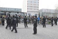 Polizei-Kessel gegen IG-Rad-Tour