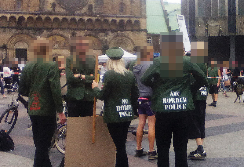 Bremer Marktplatz besetzt (3)