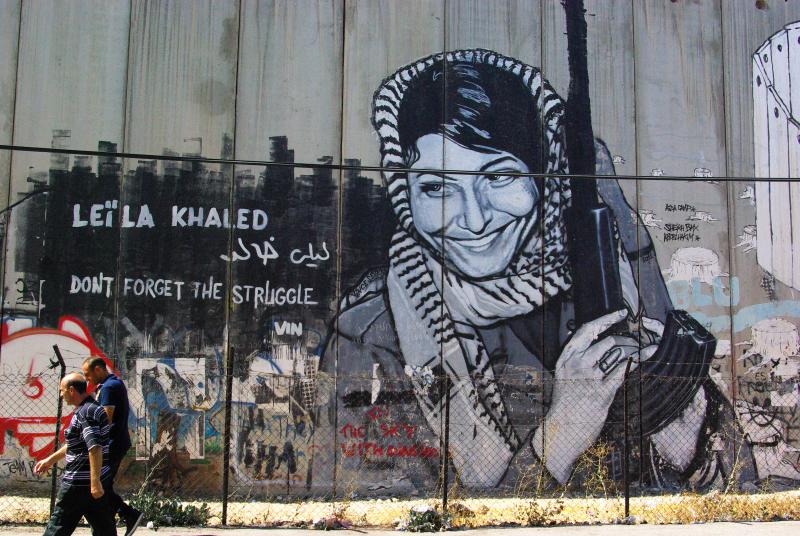 Leila Khaled: don't forget the struggle - Wall in Bethlehem. Photo by Svenson Berger 