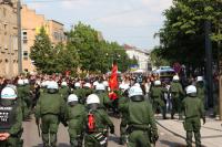 Demo richtung Polizei-Kessel am HBF