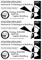 Flyer für den Stadtrundgang am 24.10.2010