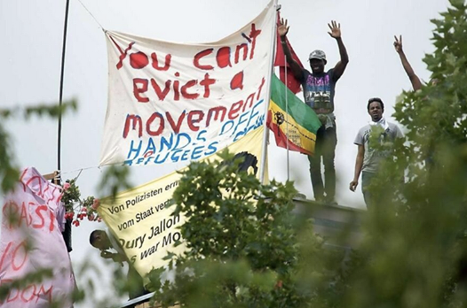You can't evict a movement
